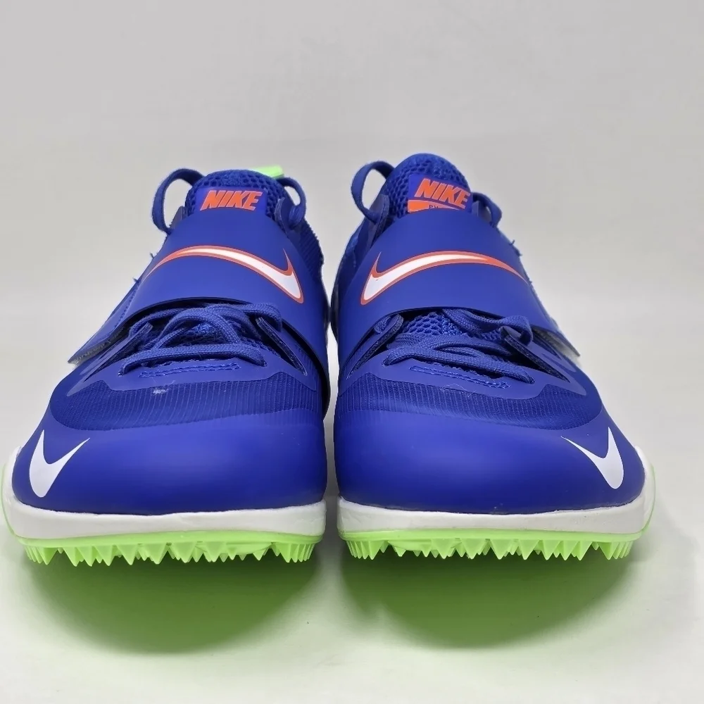 Nike Pole Vault Elite Track & Field Spikes Men's Size 8.5 Blue AA1204-400 NEW